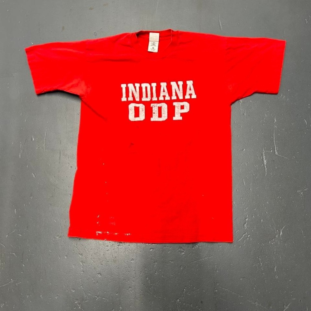 Vintage 90s Indiana Soccer x Reebok double sided big print graphic tShirt